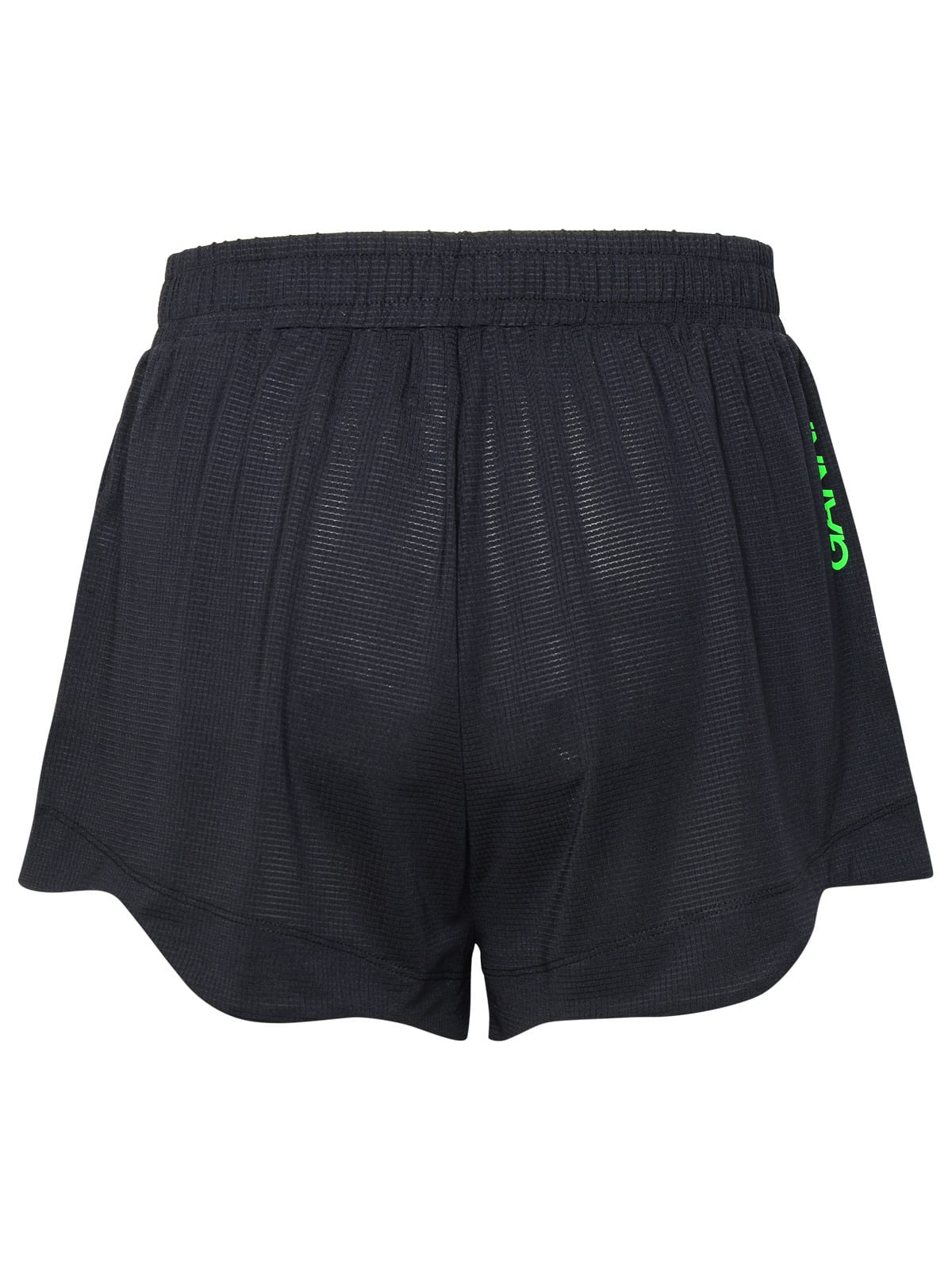 Recycled draped shorts - Black