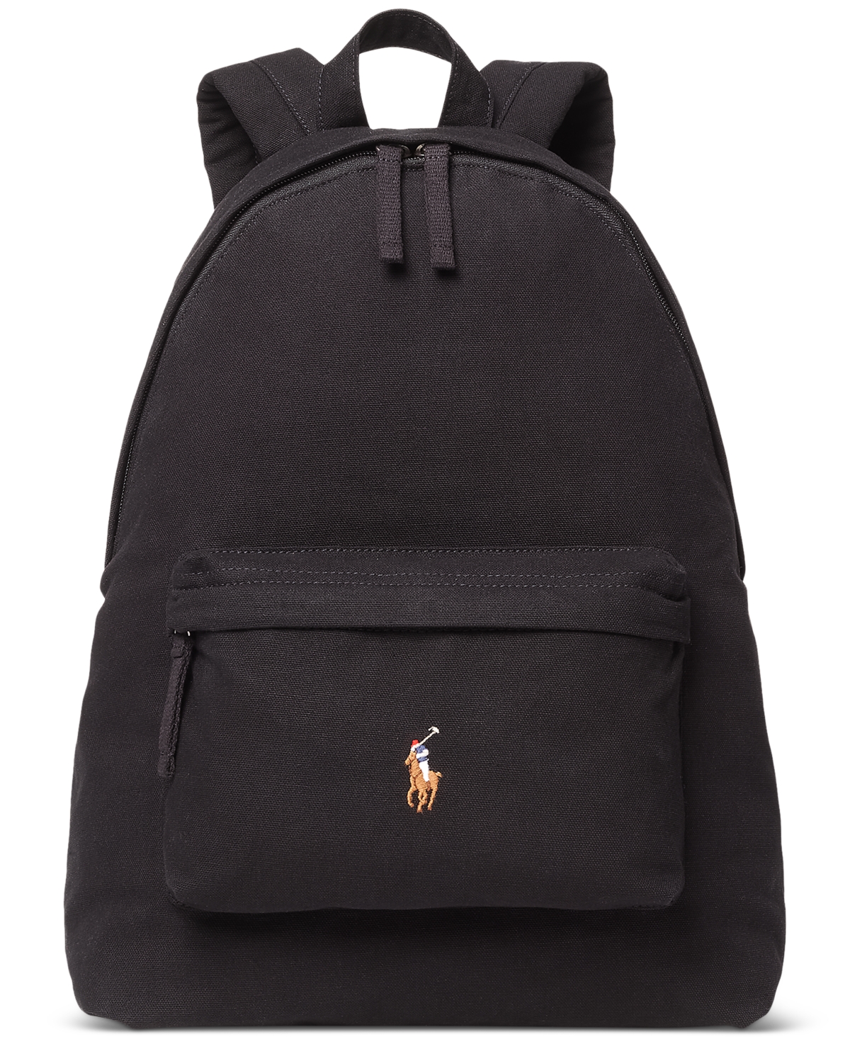 Men's Canvas Backpack - Polo Black