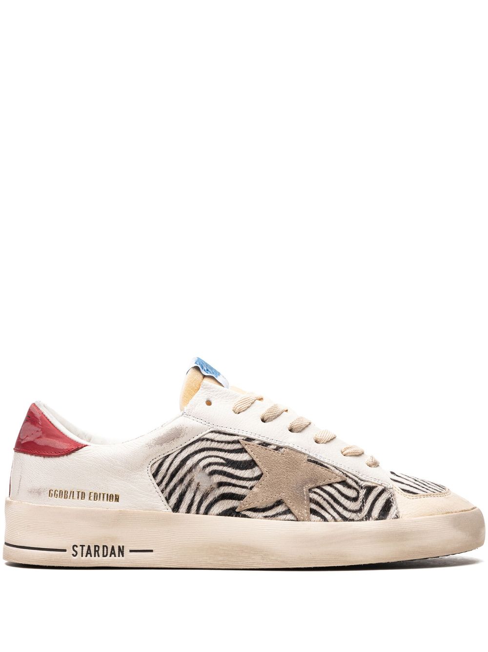 Stardan "multicolour" leather sneakers - White