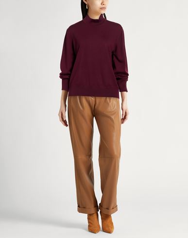 Woman Sweater Burgundy Size 12 Merino Wool