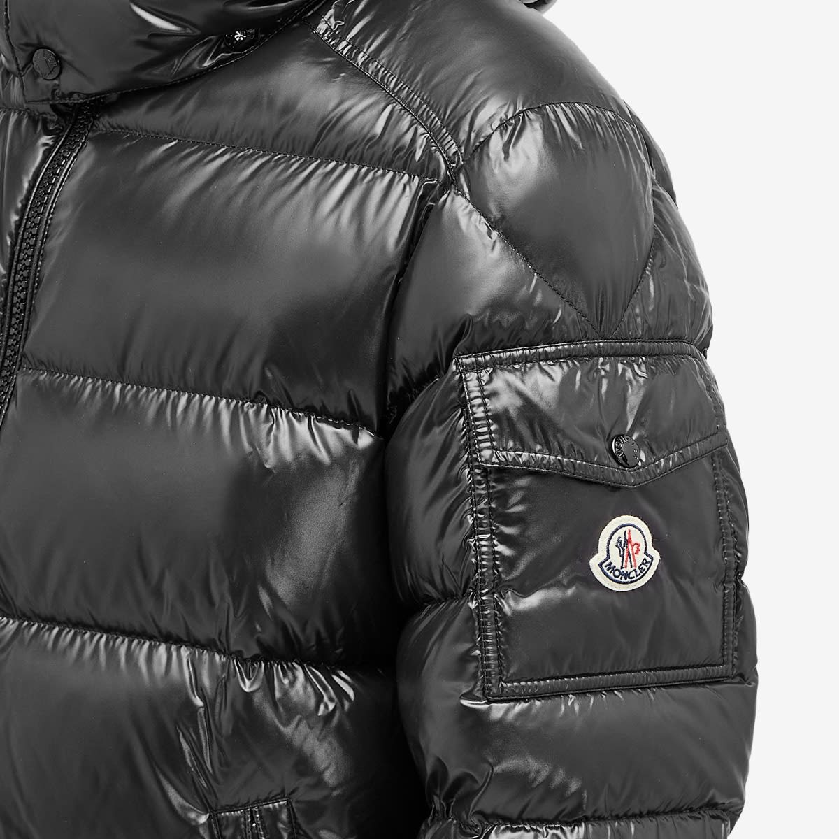 Men's Maya Down Jacket in Black, Size 1