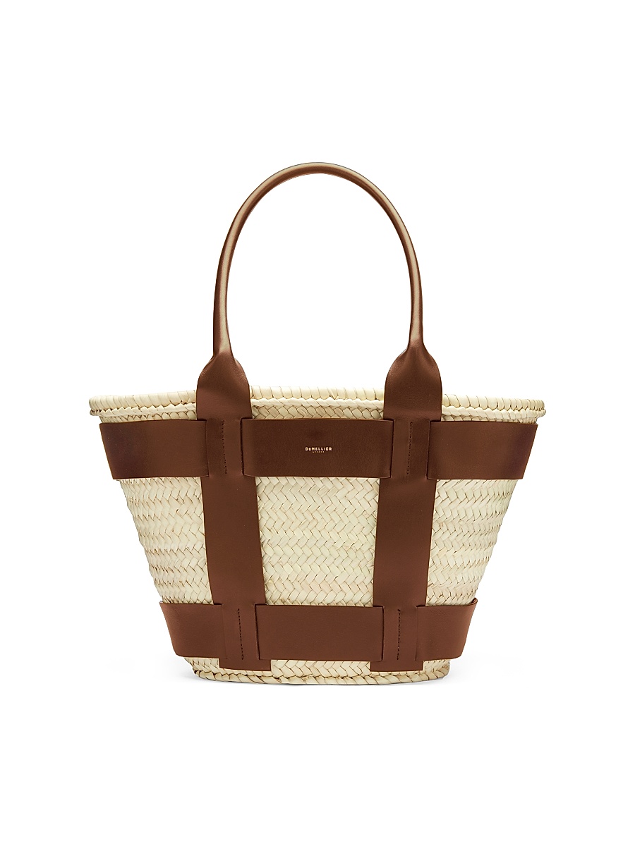 Women's Santorini Raffia Tote Bag - Natural Tan