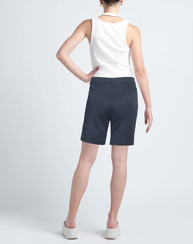 Cape Horn Woman Shorts & Bermuda Shorts Navy Size 8 Cotton, Elastane