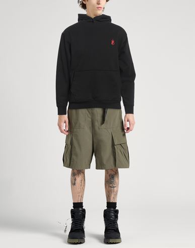 Man Sweatshirt Black Size S Cotton