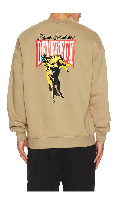 Devereux Golf Highly Addictive Crewneck Sweatshirt in Brown. S. Also in
