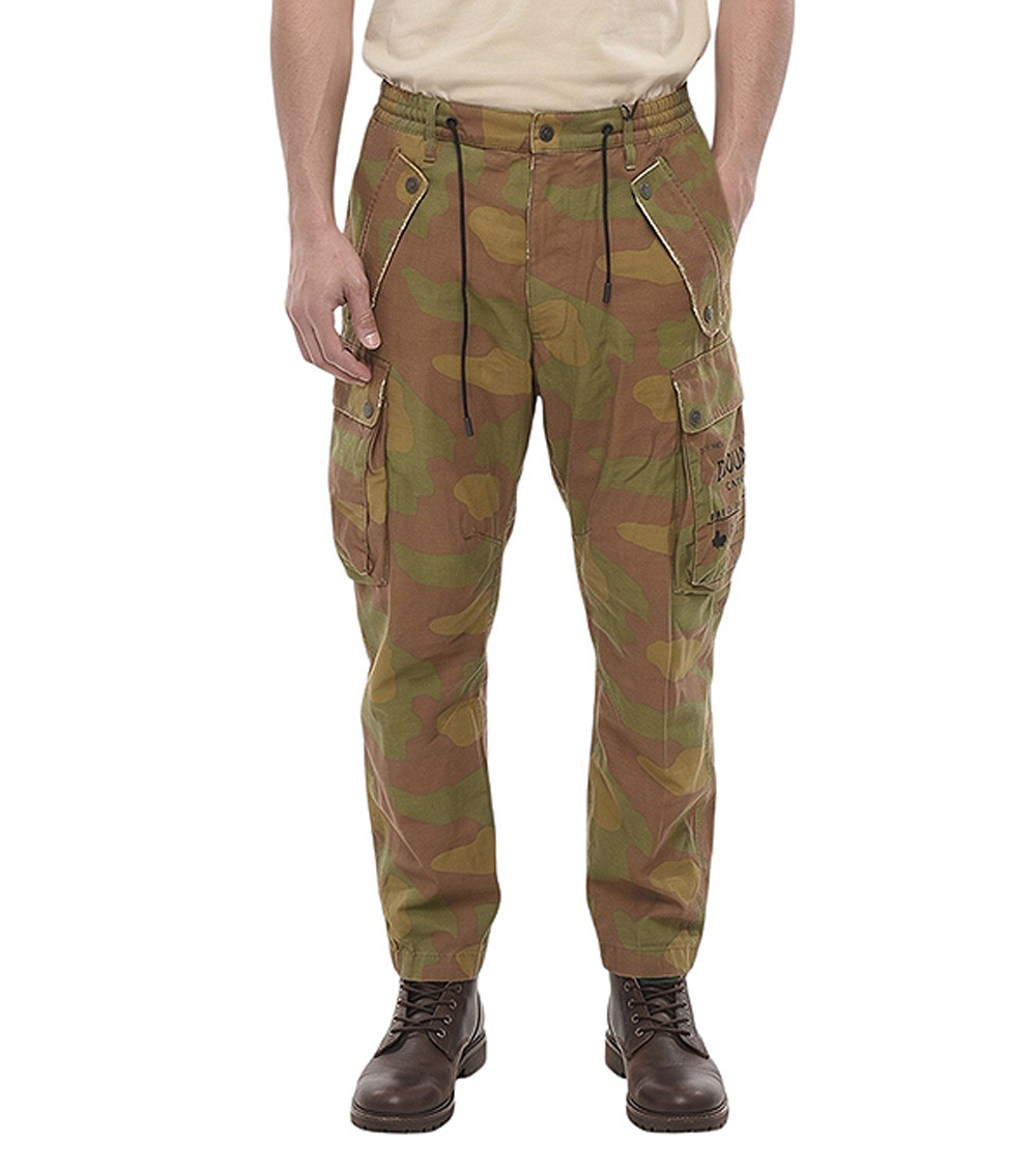 Green Tapered Cargo Pant