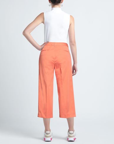 Même By Giab's Woman Pants Orange Size 10 Cotton, Elastane