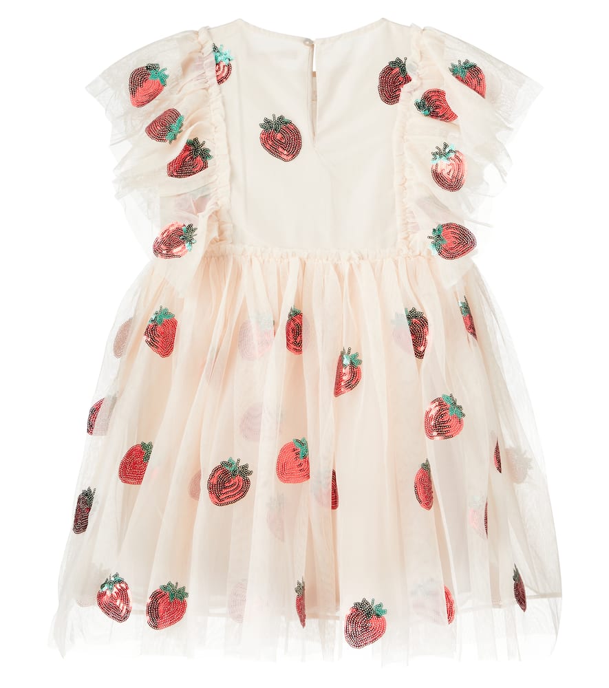 Konges Sløjd Yvonne sequined ruffled tulle dress