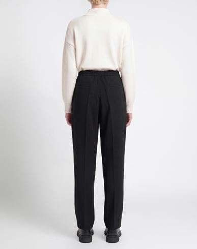 Woman Pants Black Size 14 Polyester, Recycled polyester
