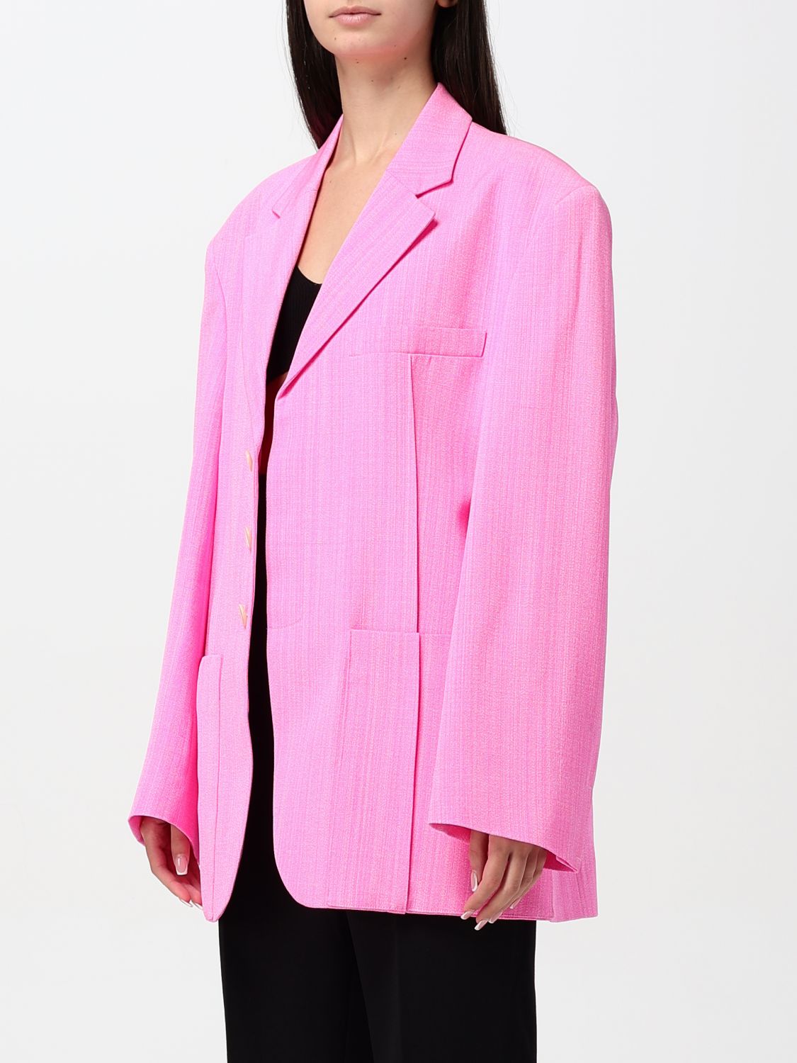 Single-breasted blazer - Pink