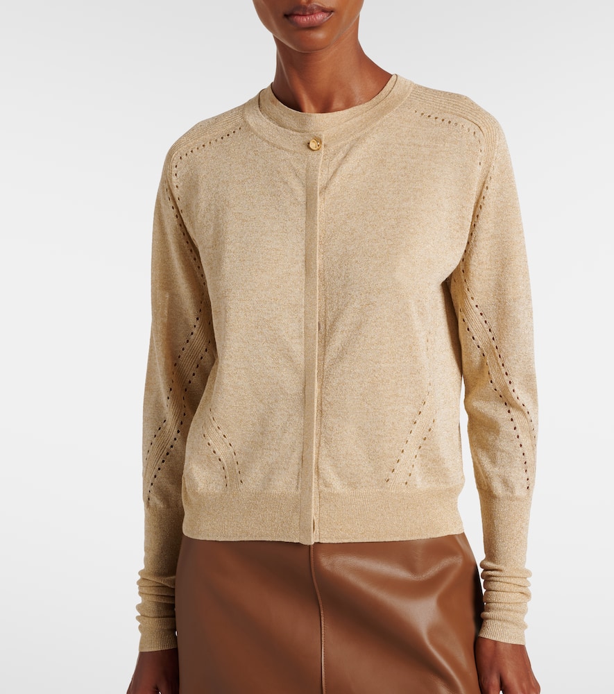Tasse lamé cardigan