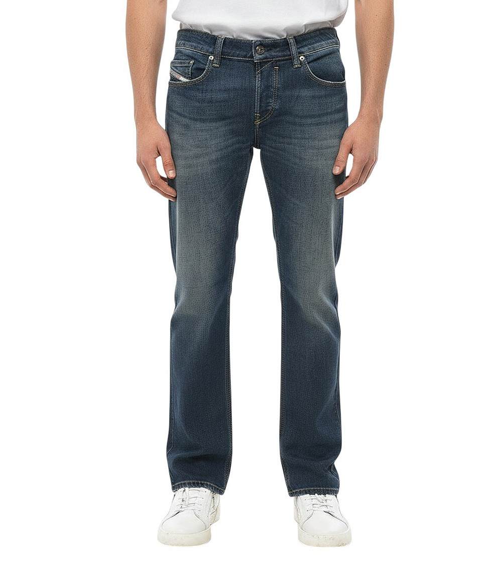 Blue Mid Rise Jeans