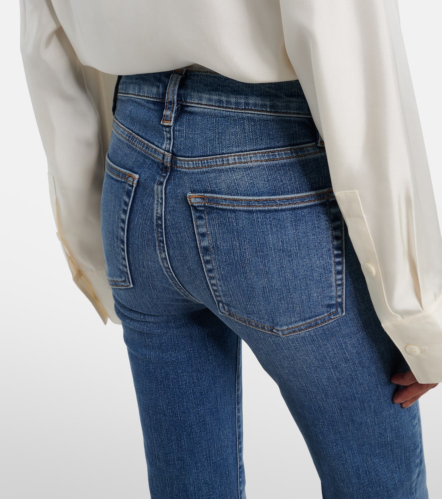 The Icon Long mid-rise flared jeans
