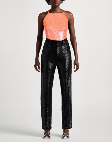 P. a.r. o.s. h. Woman Top Orange Size S Nylon, Elastane