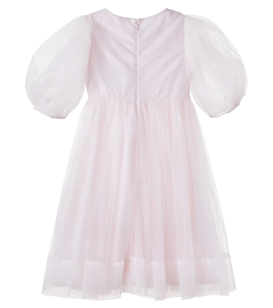 Opaline embellished tulle dress