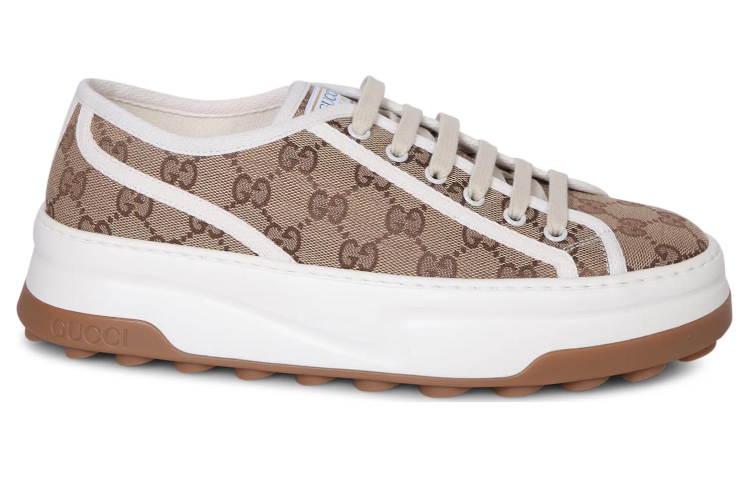 (WMNS) GG Sneaker 'Interlocking G - Beige'