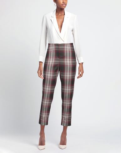 Nenè Woman Pants Mauve Size 14 Polyester, Viscose, Wool