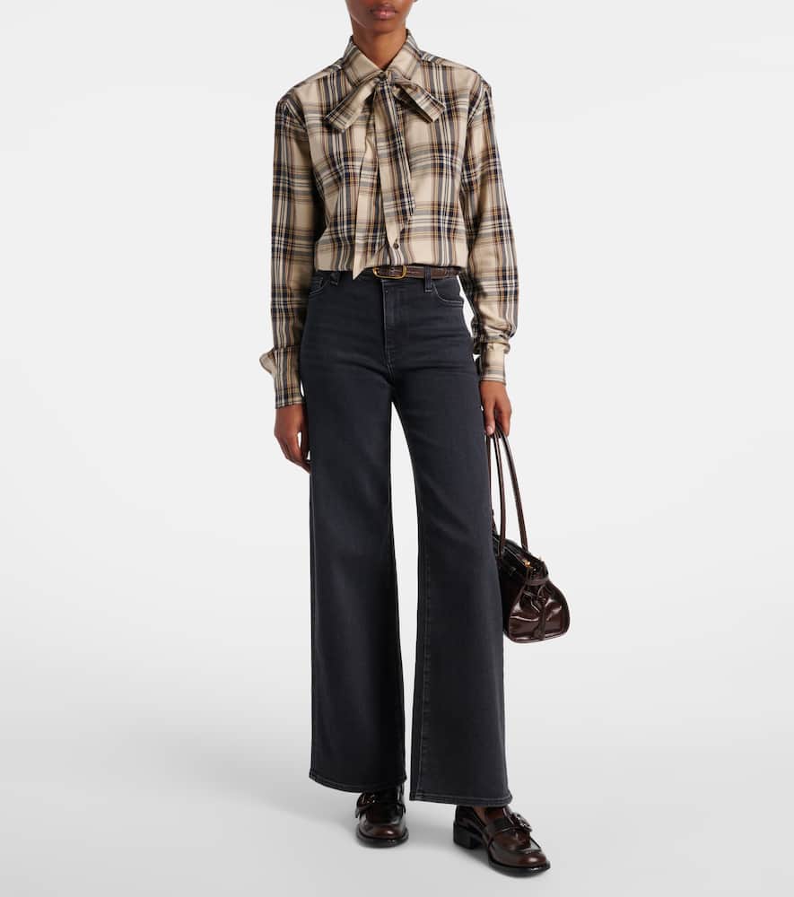 Le Slim wide-leg jeans