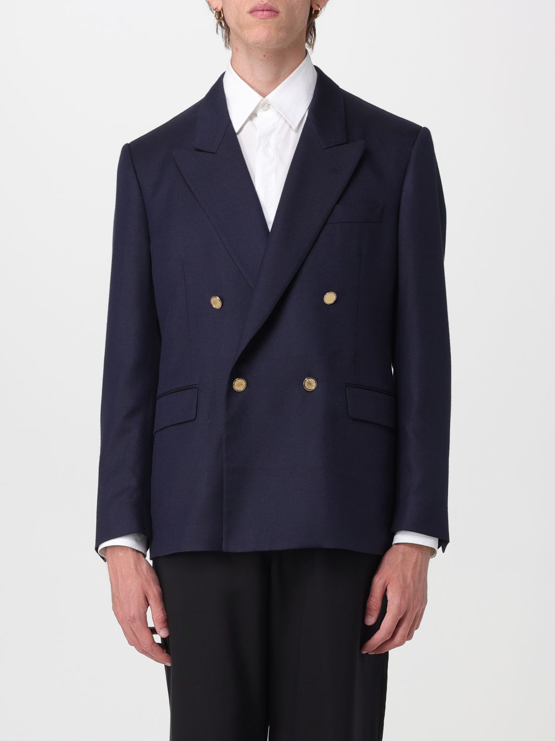 Jacket Men color Blue