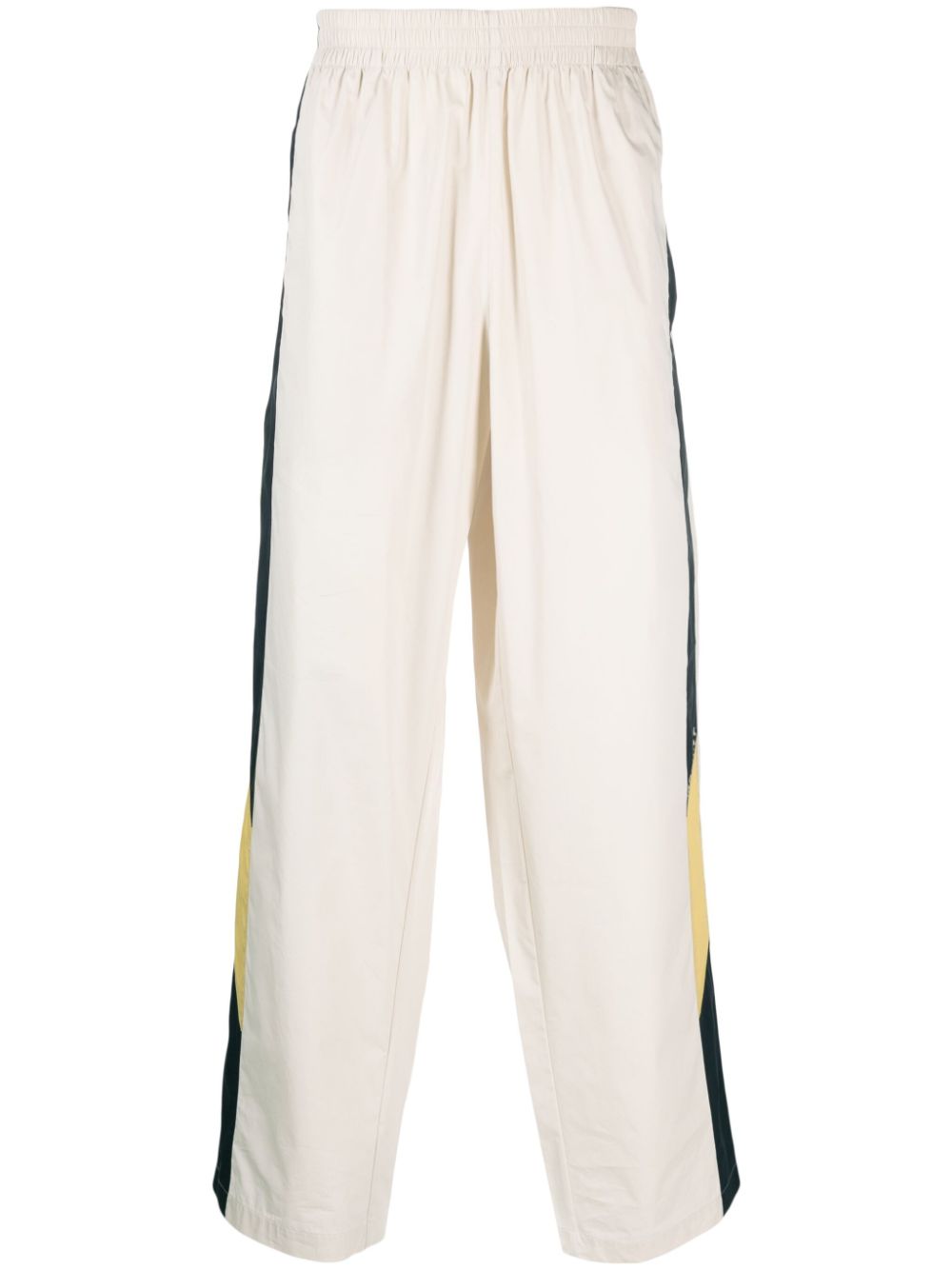 Logo-print straight-leg track pants - Neutrals