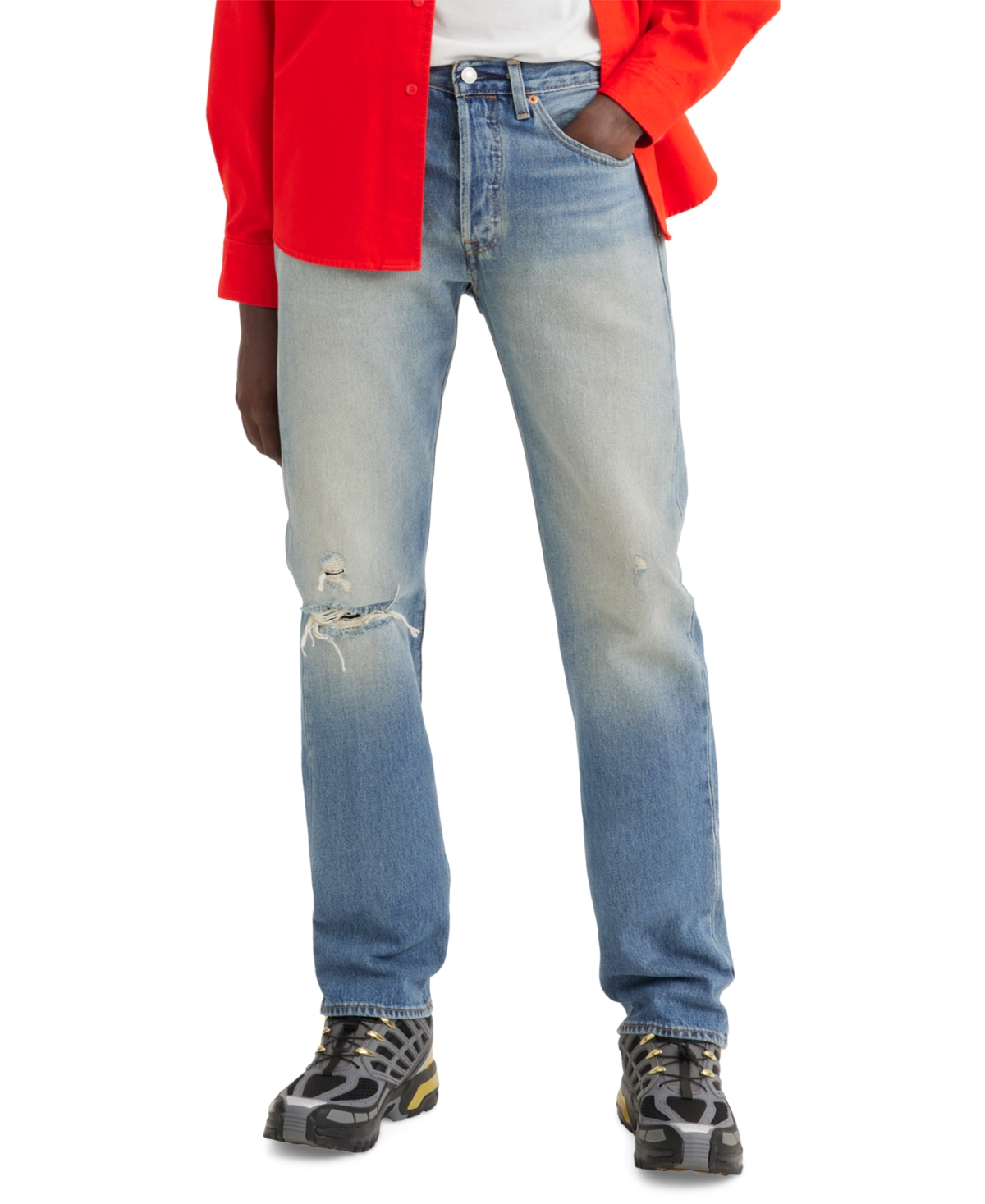 Men's 501 Original Fit Button Fly Non-Stretch Jeans - Early Bird Blue Dx