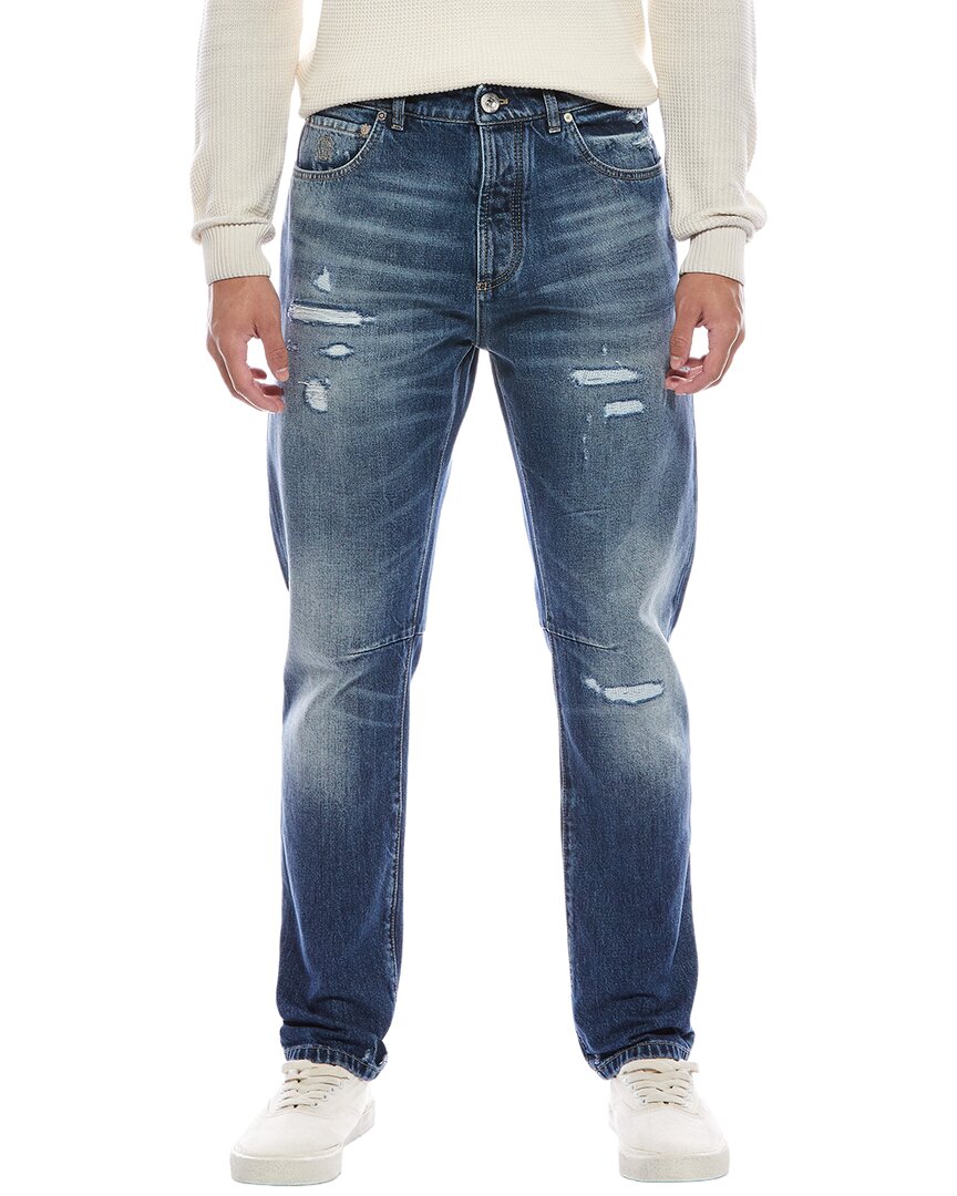 Medium Wash Leisure Fit Jean