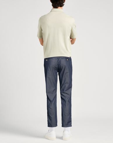 Man Pants Navy Size 30 Cotton, Polyester, Elastane
