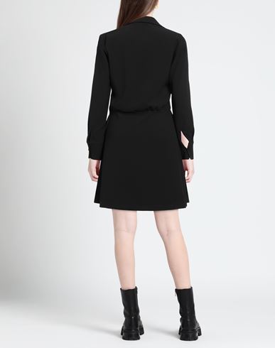 Woman Mini dress Black Size 8 Polyester, Elastane