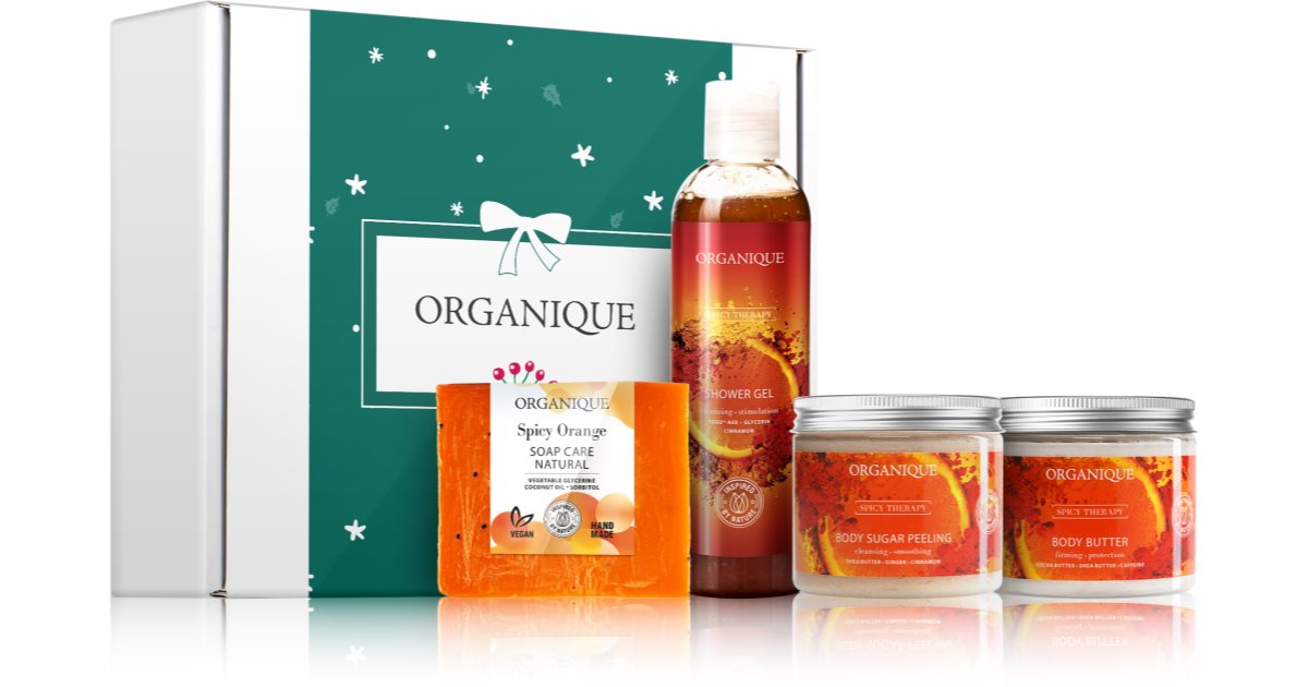 Organique Gift Set Cozy Winter Spice set regalo di Natale per il corpo