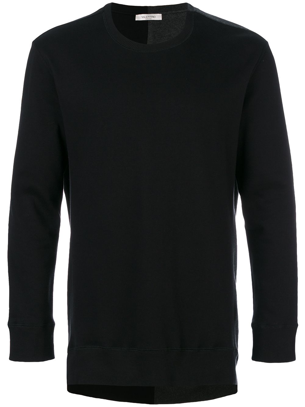Back print jumper - Black