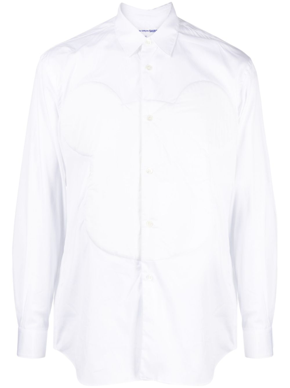 X Be@rbrick long-sleeve cotton shirt - White