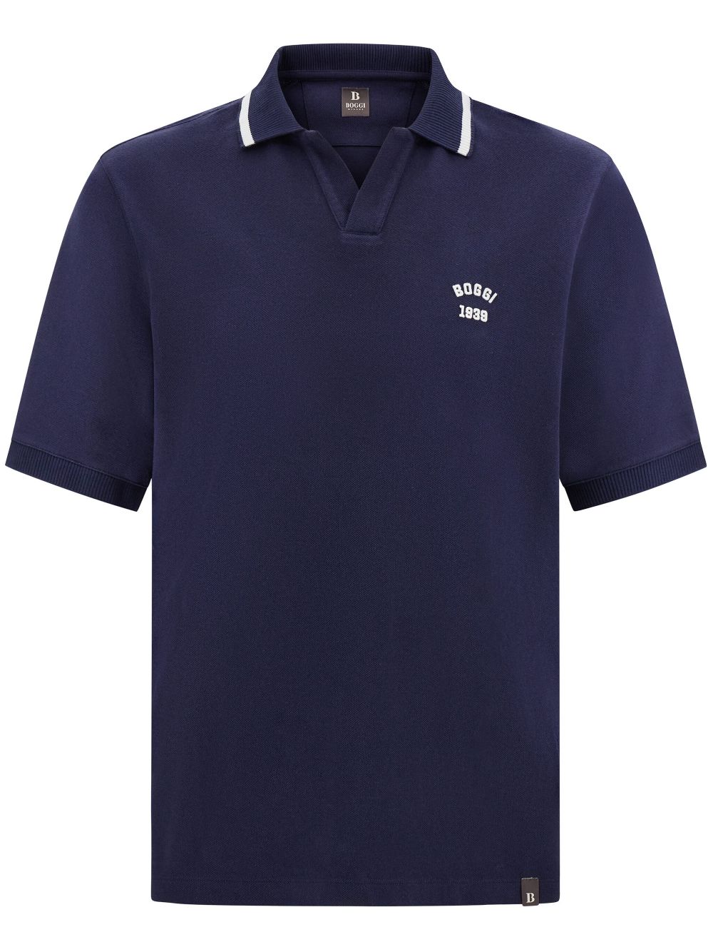 Piqué polo shirt - Blue