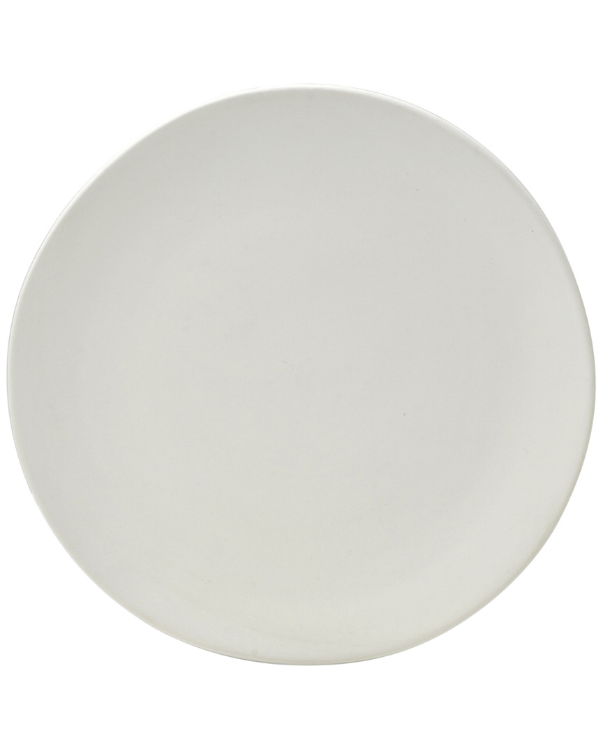Set of Six 6.25in Wave Matte White Bread & Butter Plates