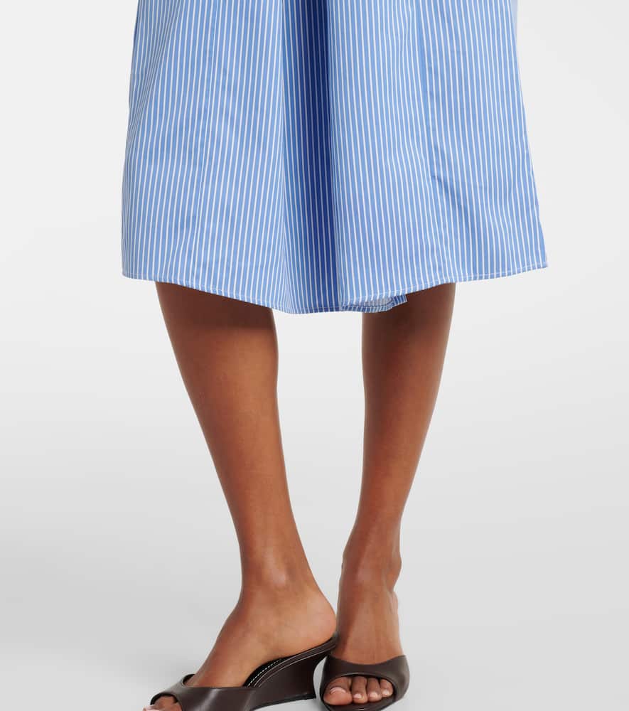 Floyd pinstripe cotton poplin shirt dress