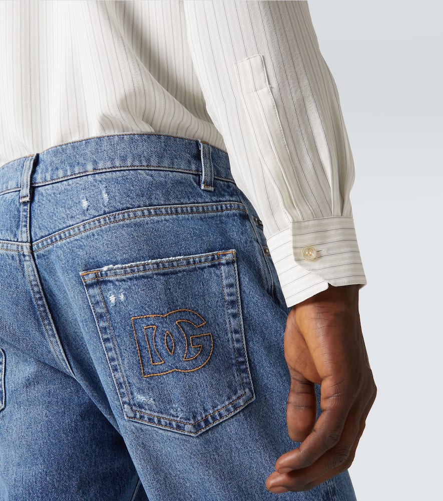 Distressed jeans