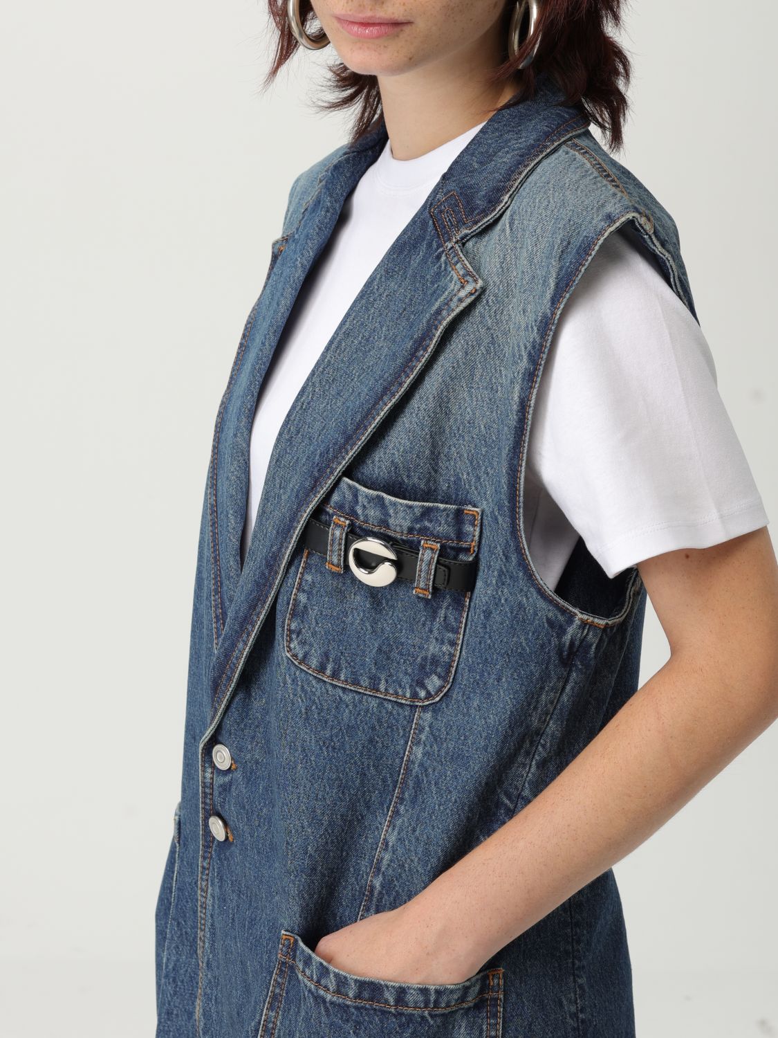 Waistcoat Woman color Blue
