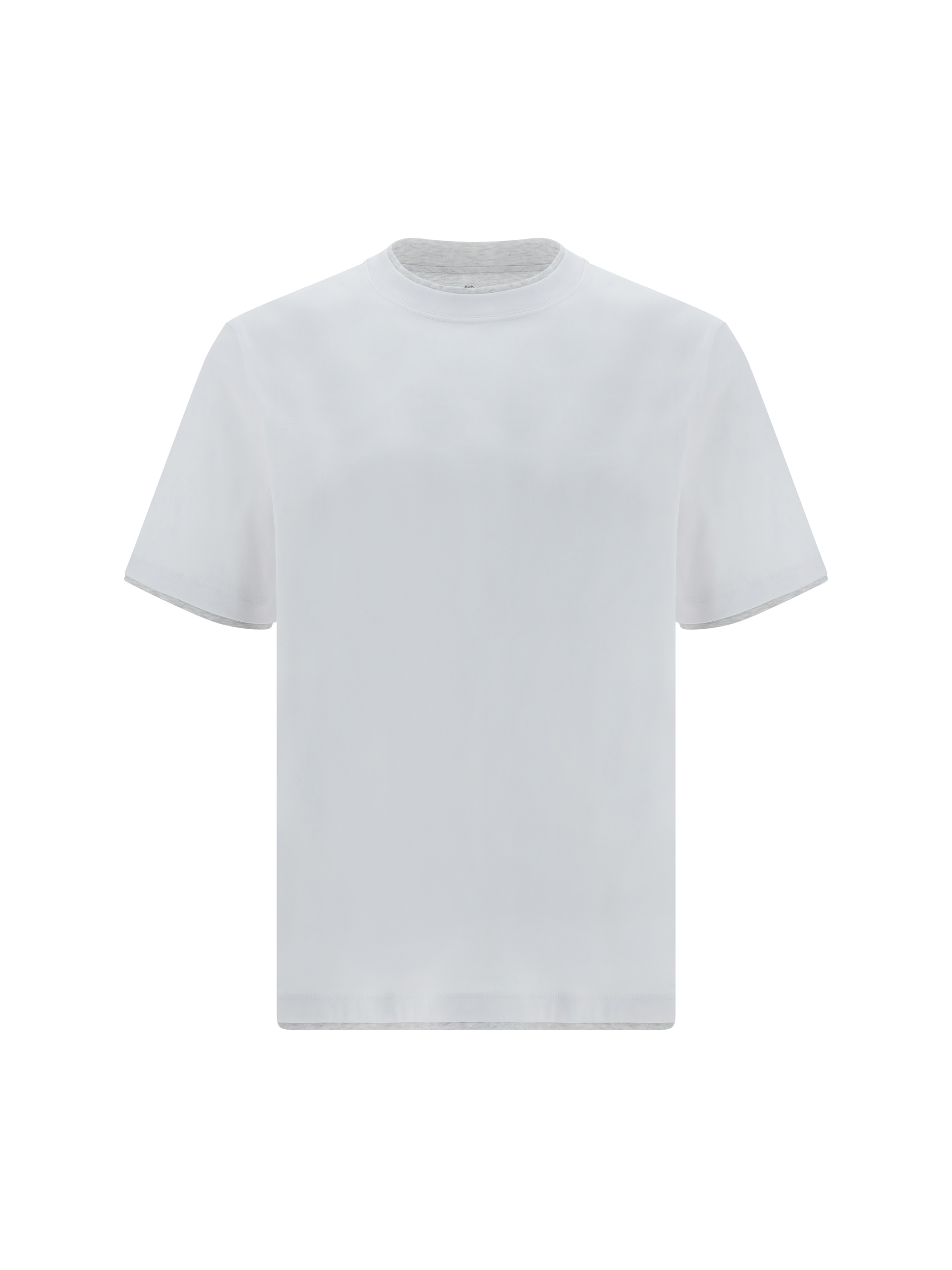 Slim Fit Crew-neck T-shirt In Lightweight Cotton Jersey