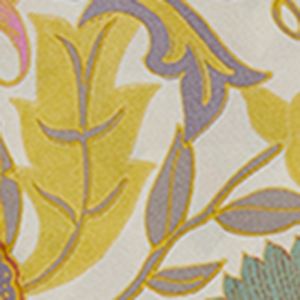 Silk Patterned Skinny Scarf