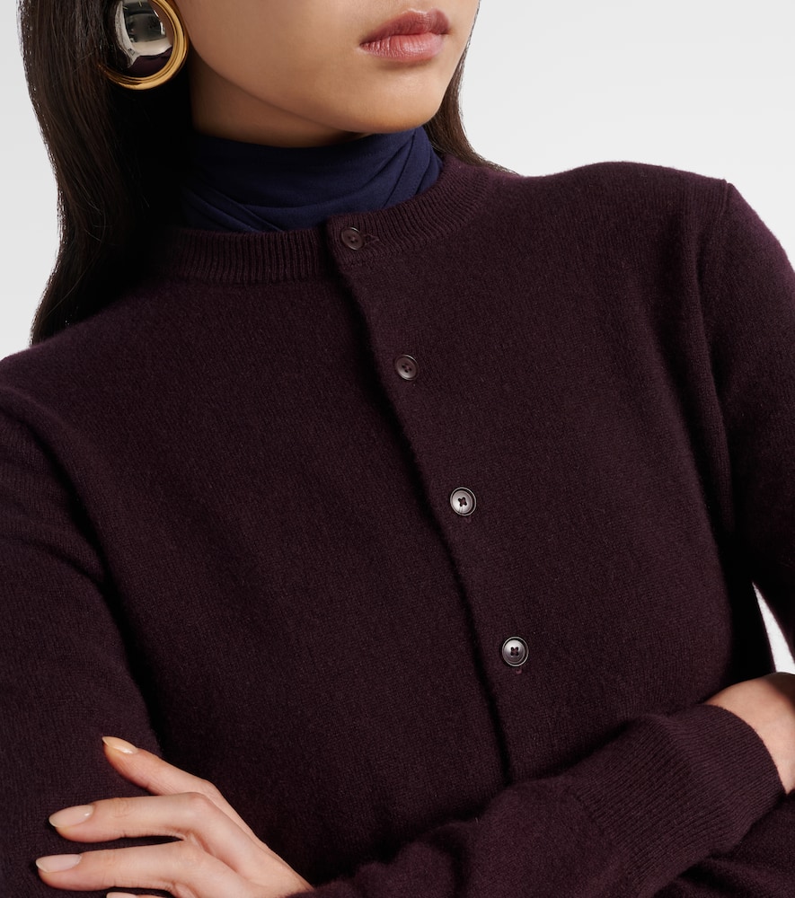 Blouson cashmere cardigan