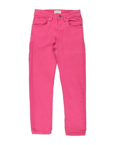 Kid Girl Jeans Fuchsia Size 10 Cotton, Elastane
