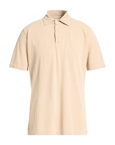 Man Polo shirt Beige Size L Cotton