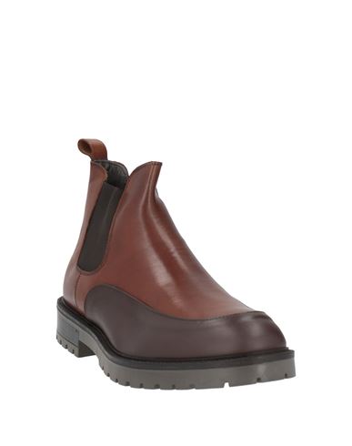 Man Ankle boots Brown Size 12 Leather