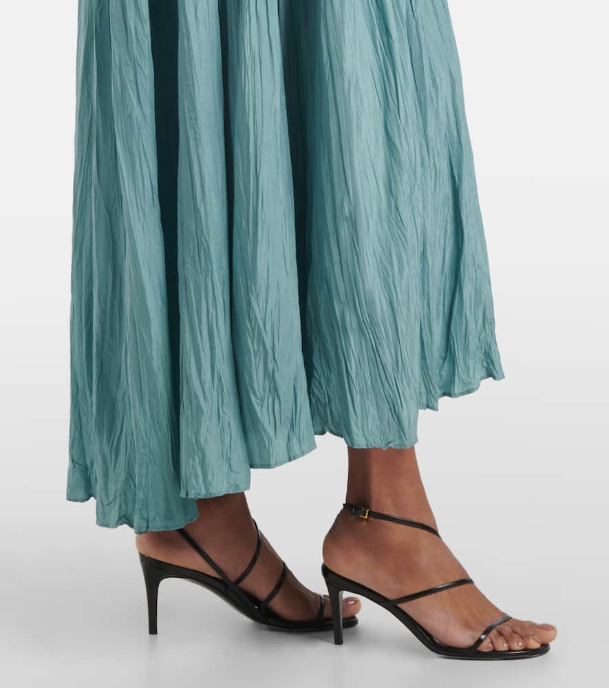 Martini silk maxi dress