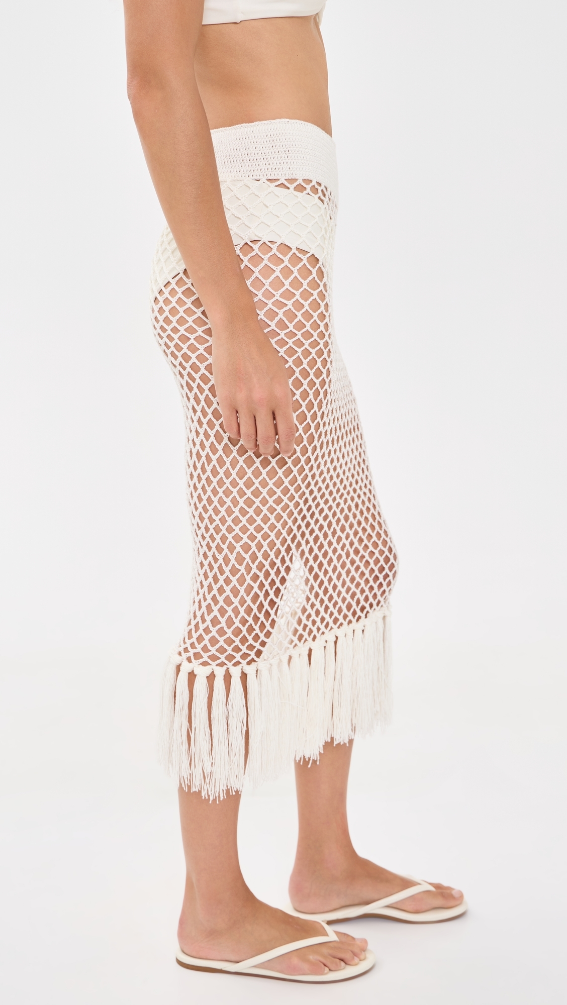 Juliana Midi Skirt Ivory