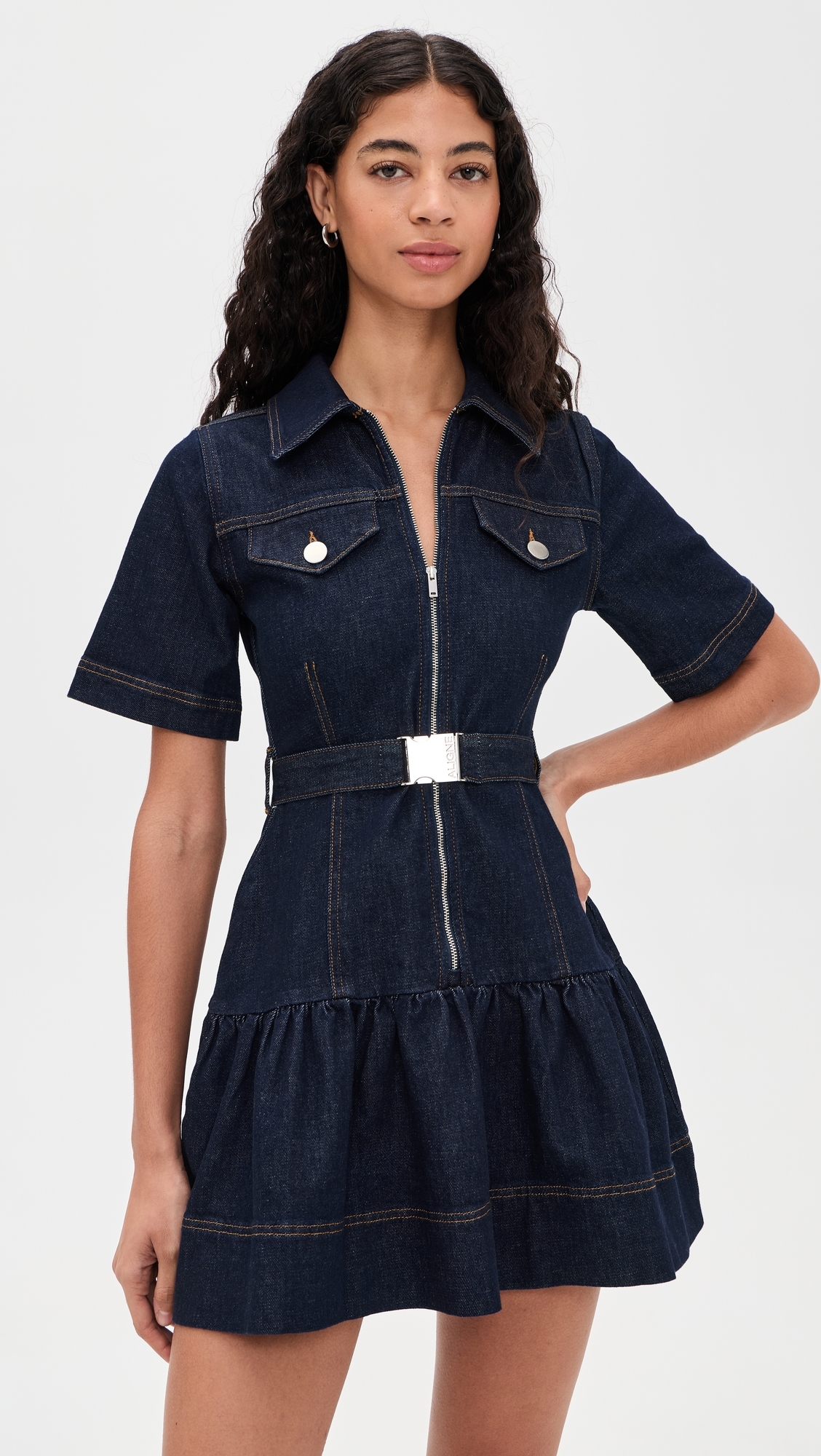 Amanda Denim Mini Dress Indigo