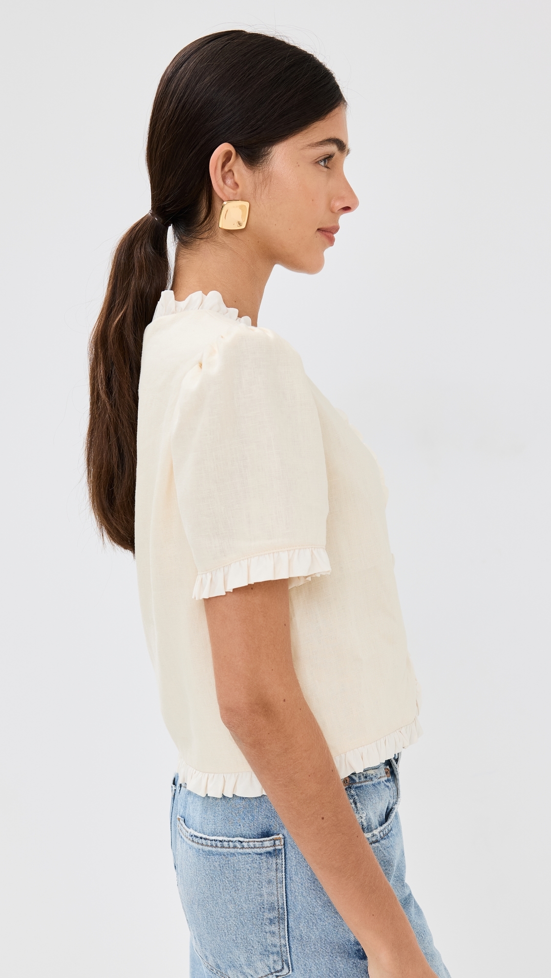 Bess Linen Top