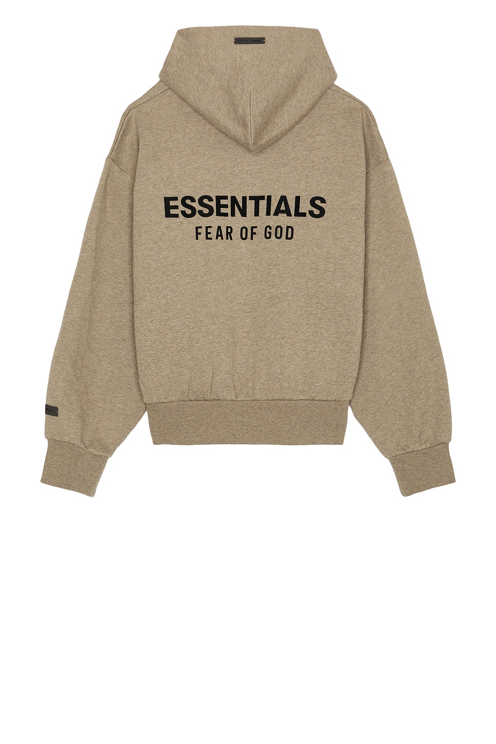 Fear of God ESSENTIALS Classic Fit Fleece Zip Up Hoodie in Homestead Heather - Neutral.  M also in