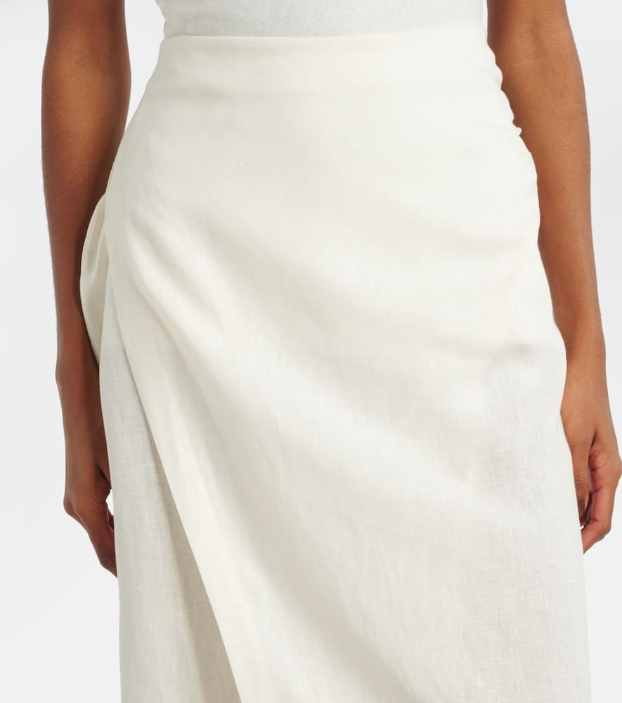 Suis linen maxi skirt