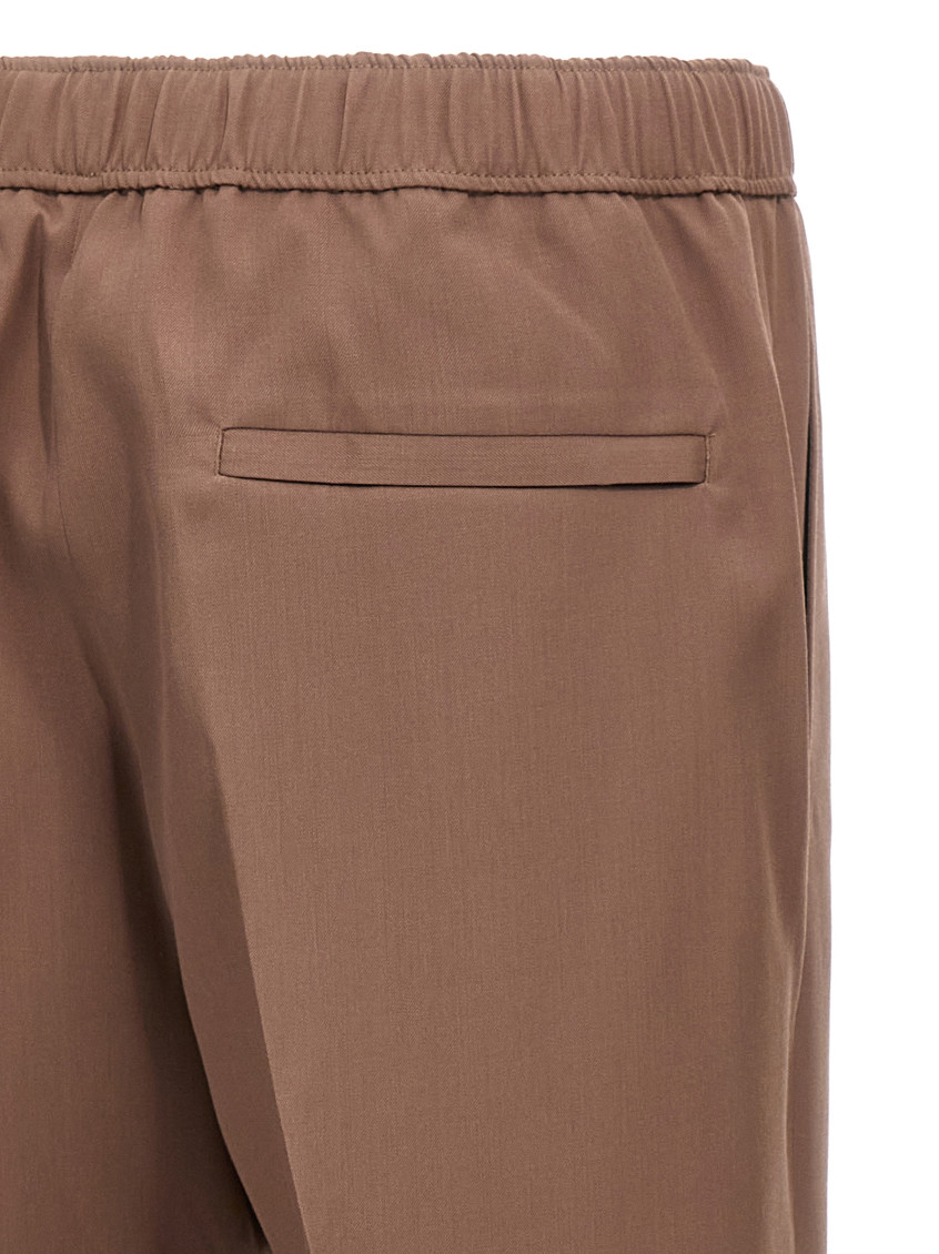 Wool trousers - Brown