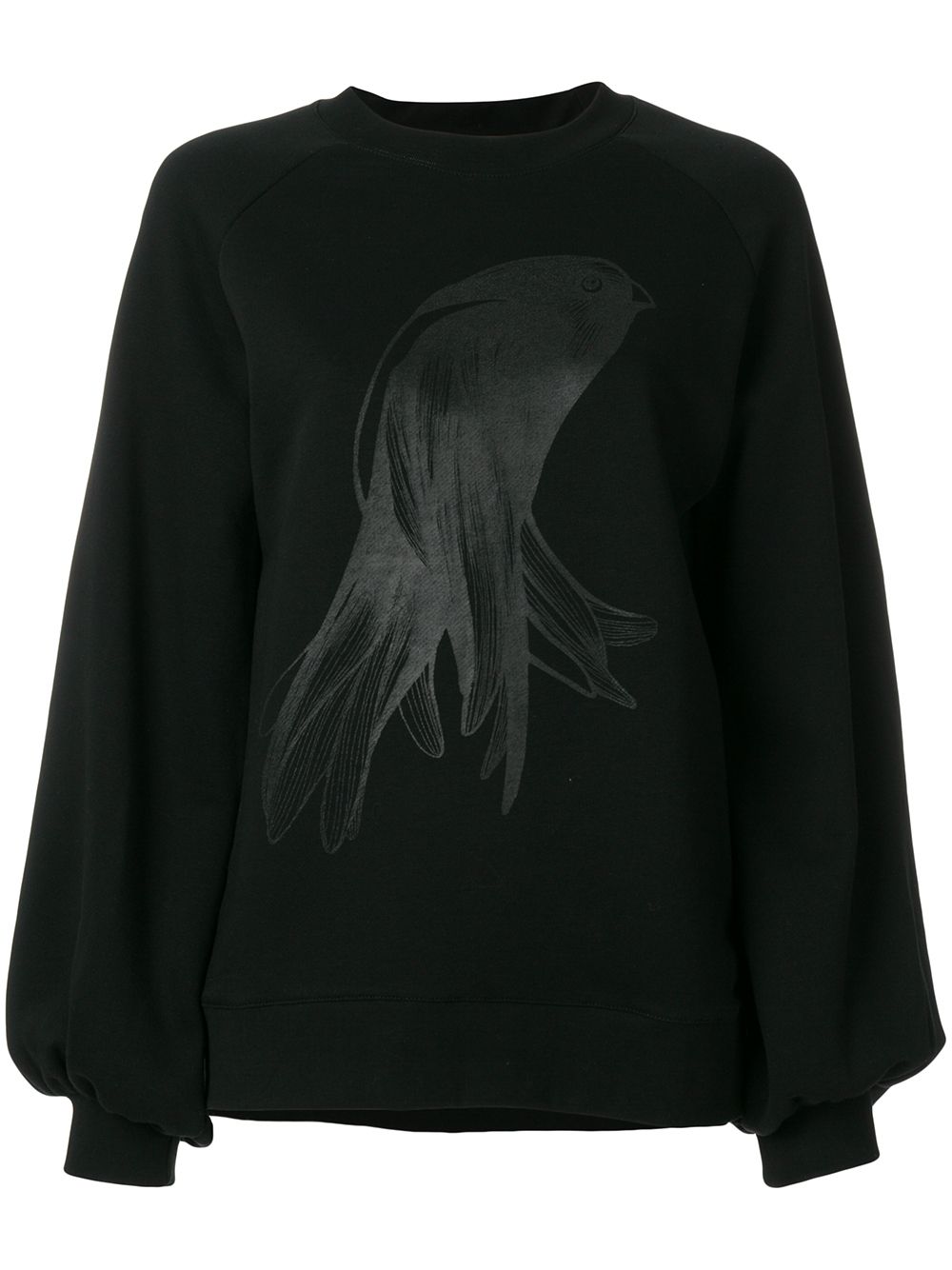 Oversized printed sweatshirt - Black